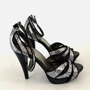 Guess High Heels & Platform Sparkling Dressy Ankle Strap Shoes in Box size 10 M